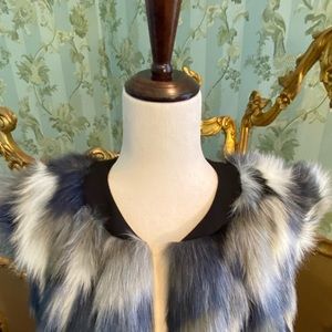 CAbi Fur Vest; Size Medium